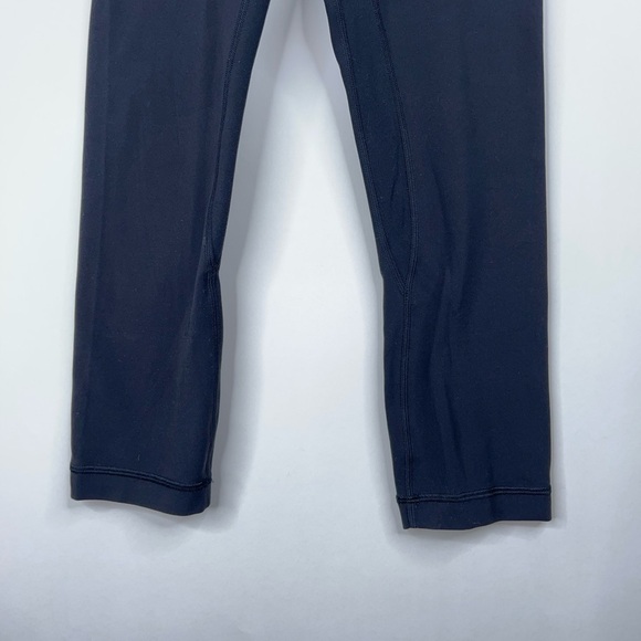 Lululemon Align Crop Leggings Black High Rise Soft Lightweight Athleisure Size 4 - Picture 4 of 11
